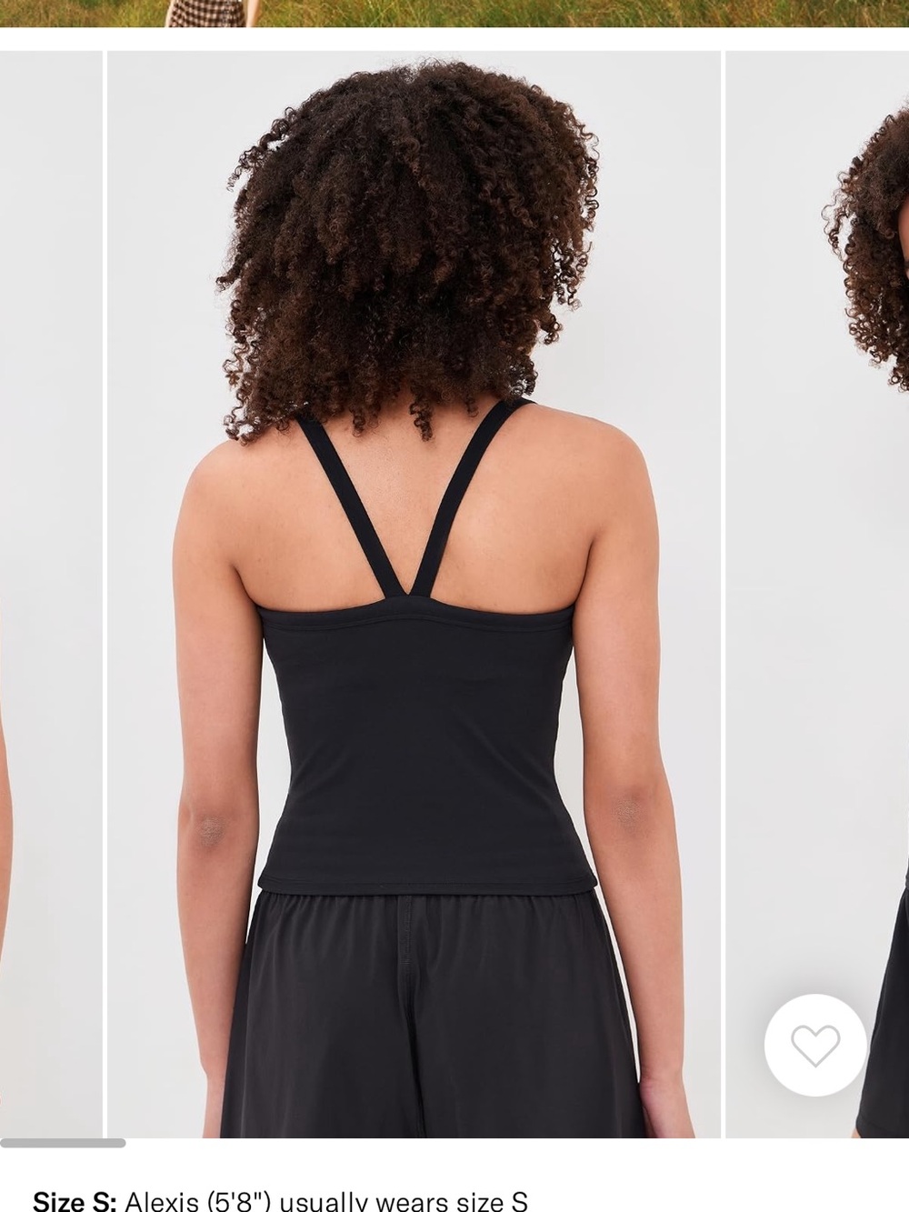 Vuori Black All the Form V Neck Tank size small - Picture 2 of 6